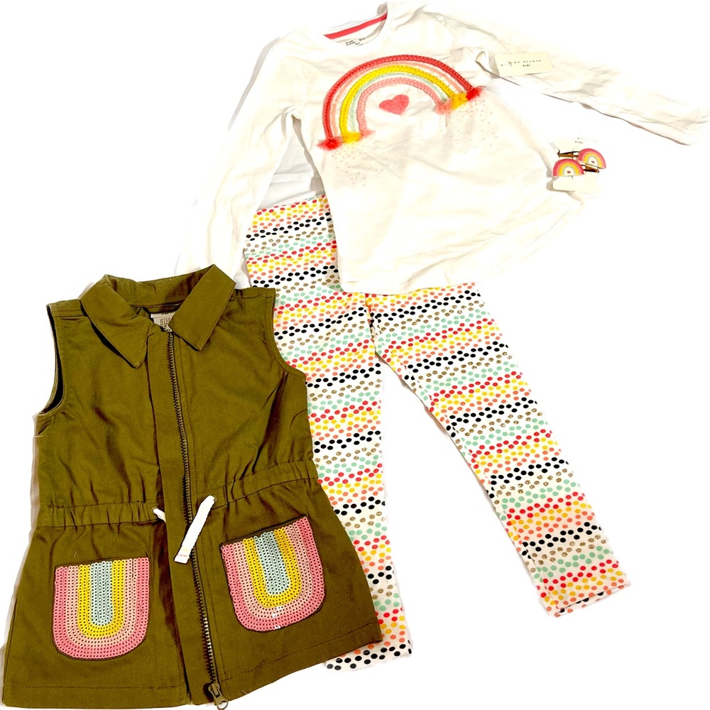 Adorable Max Studio Kids 4 Piece Set for girls, Size S 5/6, Brand New-Never Used